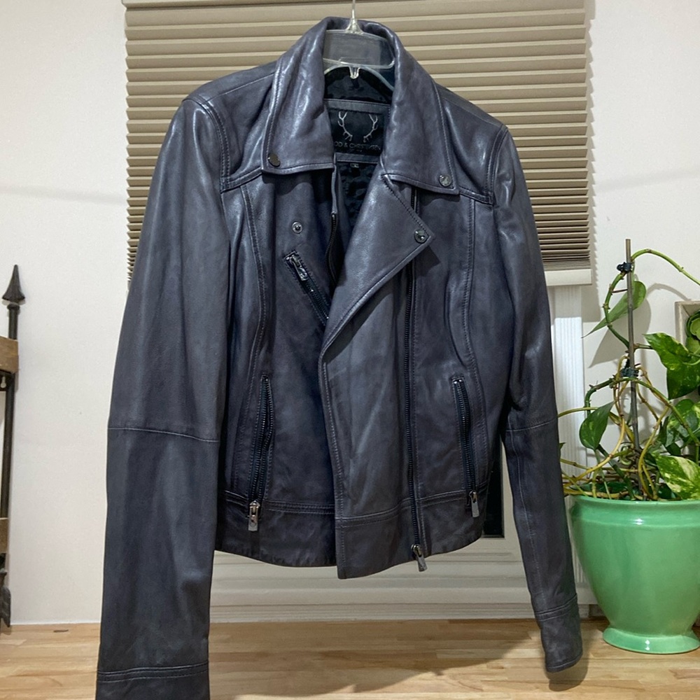 Bod and Christianson genuine leather Moto jacket